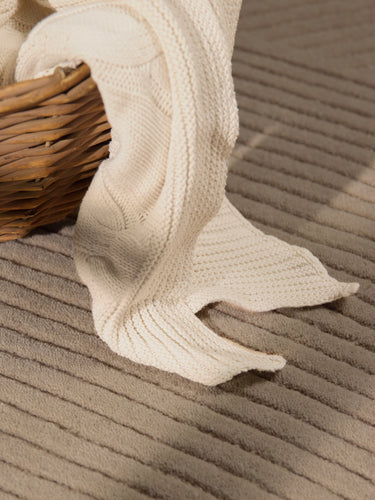 Kensington Uldtæppe - 106400 Beige (Rundt)