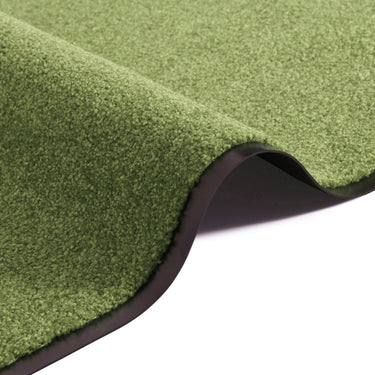 Wash & Clean Ensfarvet Dørmåtte - 101470 Grøn