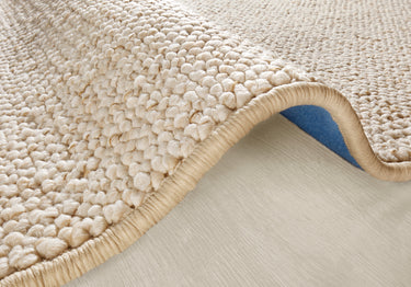 Wolly Uld look tæppe - 102843 Creme