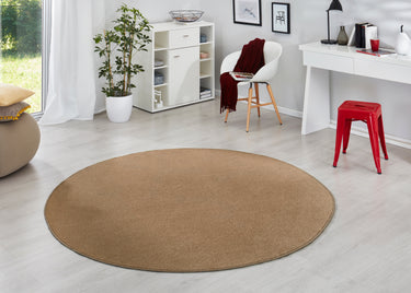 Fancy Tæppe - 103008 Brun (Rundt)