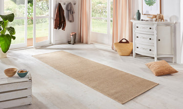 Nature Inde/Ude Tæppe Løber - 103532 Beige