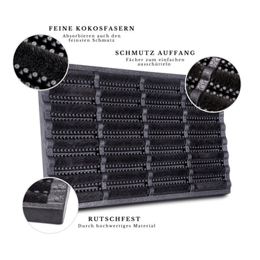 Mix Mats Kokosmåtte - 105648 Sort