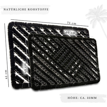 Mix Mats Kokosmåtte - 106033 Sort