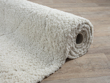Ideal Shaggy Tæppe - 80260 360-Creme (Rundt)