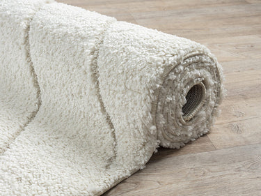 Ideal Shaggy Tæppe - 80362 360-Creme (Rundt)