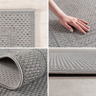 Desert Inde/Udendørs Tæppe - 1304 Grey