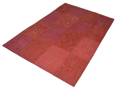 Lyrical Patchwork Tæppe - 210 Multi/Rød