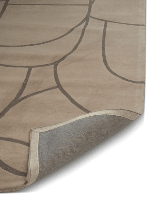 Modern Abstract Tæppe - Beige