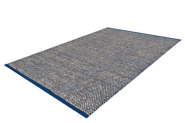 Tweed Uldtæppe - 8058 Grå/Blå