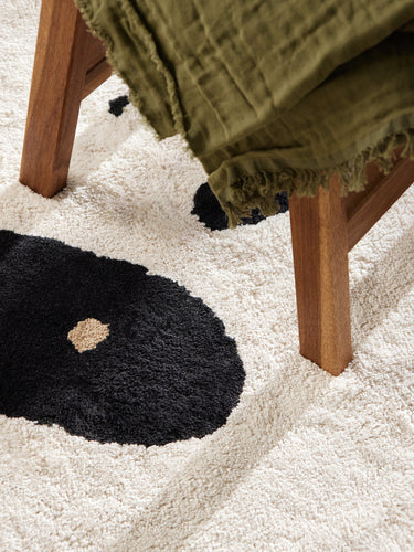 Snuggle Børnetæppe - 106445 Creme/Sort