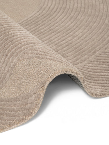 Ted Baker Kensington Uldtæppe - Victoria Beige (Organic Shape)