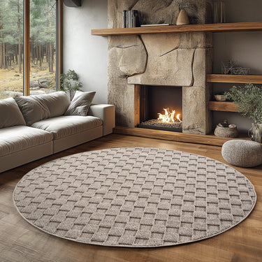 Helix Tæppe - Rundt - 2203 Beige