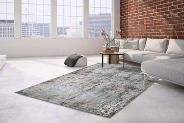 Ocean Vintage Viscose Tæppe - 200 Turkis