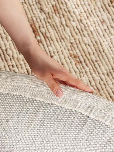 Bexley Uldtæppe - 106434 Multi/Creme (Rundt)