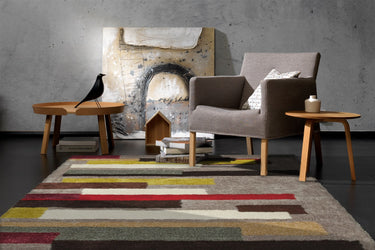 Dance Tæppe - 8104 Multi/Taupe