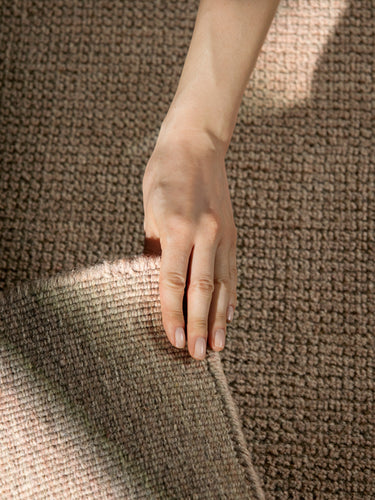 Greenwich Uldtæppe - 106362 Beige
