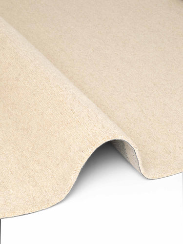 Elle Decoration - Puristic Uldtæppe - 106319 Lys Beige (Rundt)