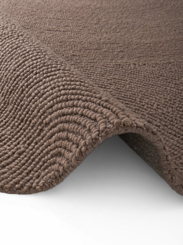 Calmio Uldtæppe - 106219 Taupe (Rundt)