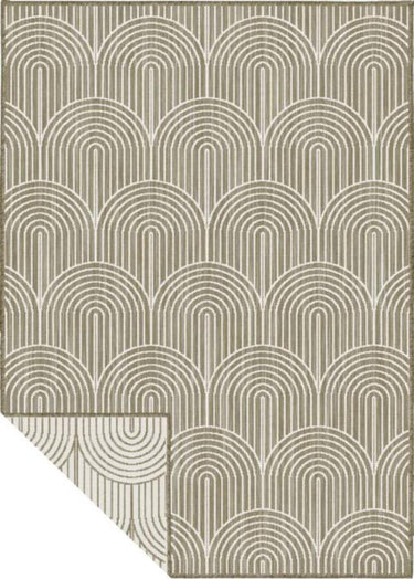 Pangli Vendbart Inde/Ude Tæppe - 105850 Beige
