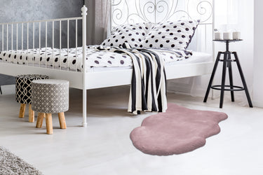Rabbit Sheepskin Tæppe - 225 Lilla
