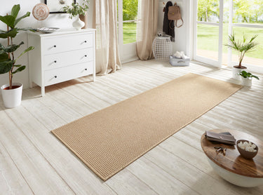 Nature Inde/Ude Tæppe Løber - 104271 Beige