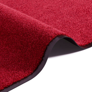 Wash & Clean Ensfarvet Dørmåtte - 101466 Rød