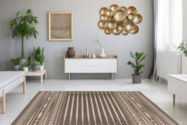 Splash Tæppe - 225 Brun/Creme