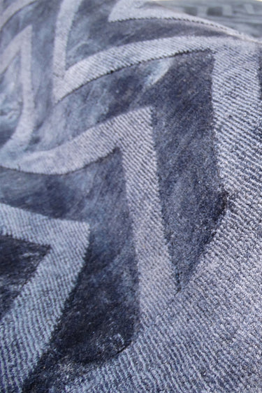 Luxury Viscose Tæppe - 410 Marineblå