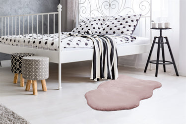 Rabbit Sheepskin Tæppe - 225 Rosa
