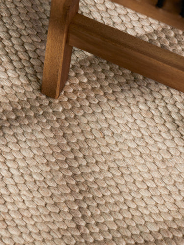 Elle Decoration - Lyon Uldtæppe - 106315 Beige