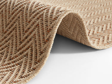 Nature Inde/Ude Tæppe Løber - 104267 Beige