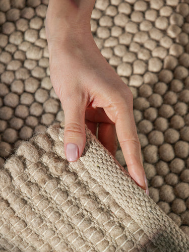 Richmond Uldtæppe - 106367 Beige