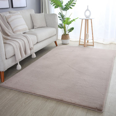 Pouffy Plys Tæppe - 5100 Beige