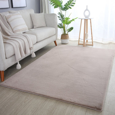Pouffy Plys Tæppe - 5100 Beige