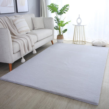 Pouffy Plys Tæppe - 5100 Silver