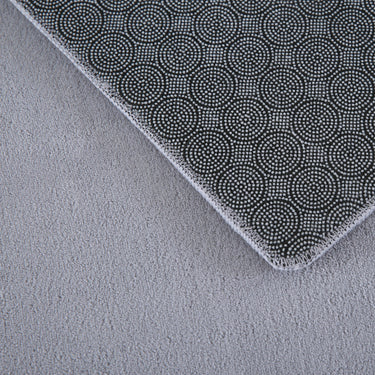 Sky Ensfarvet Tæppe - 5400 Silver