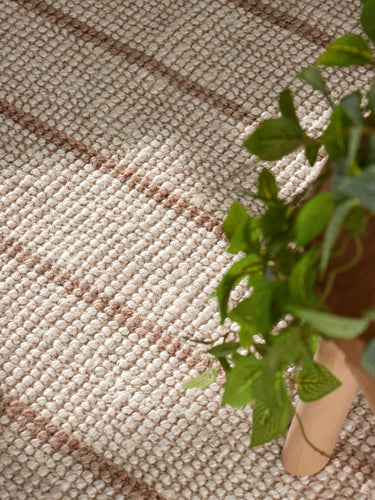 Elle Decoration - Harvest Jutetæppe - 106338 Elfenben