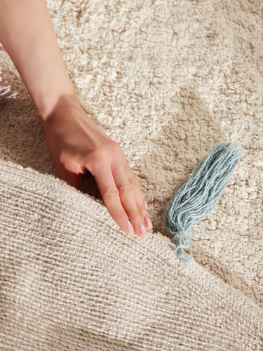 Snuggle Børnetæppe - 106448 Multi/Creme (Rundt)