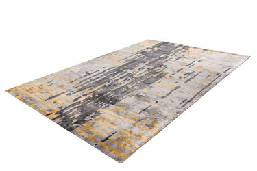 Sinai Viscose Tæppe - 225 Grå/Blå/Guld