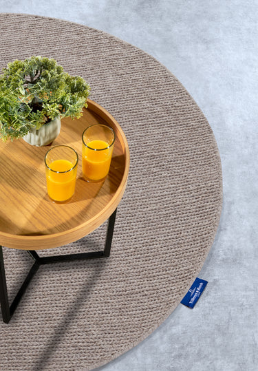 Villeroy&Boch - 1748 Uldtæppe - 106049 Beige (Rundt)