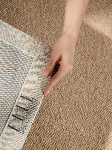 Elle Decoration - Puristic Uldtæppe - 106320 Beige