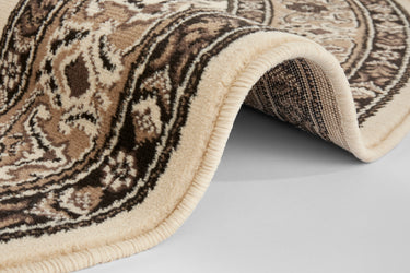 Mirkan Tæppe - 104105 Beige (Rundt)