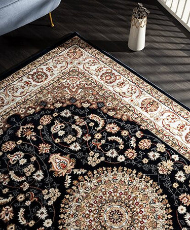 Dubai Deluxe Wilton Tæppe - 56253 135-Blå