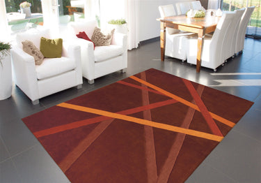 Joy Tæppe - 4060 Brun/Orange