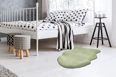 Rabbit Sheepskin Tæppe - 225 Mynte