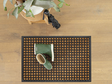 Clean Rubco kokos/gummimåtte  - Dots 714510