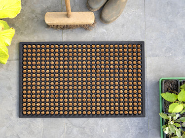 Clean Rubco kokos/gummimåtte  - Dots 714510