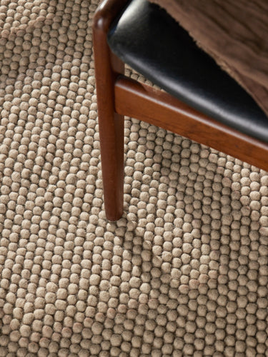 Richmond Uldtæppe - 106367 Beige (Rundt)