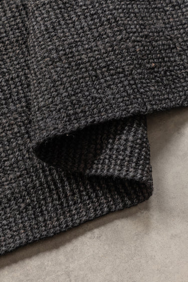 Bouclé Jutetæppe - 105976 Sort