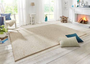 Wolly Uld look tæppe - 102843 Creme